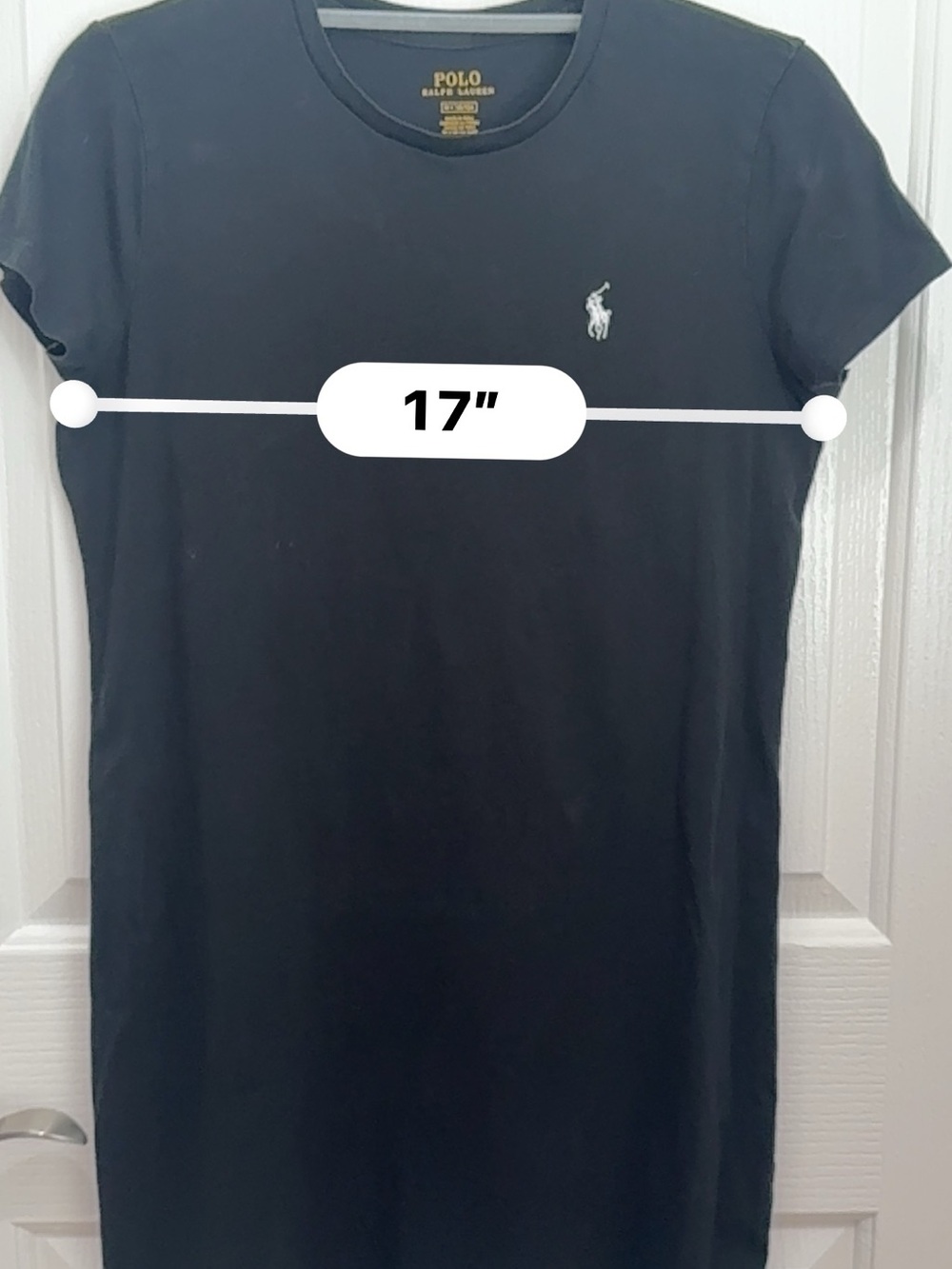 Polo by Ralph Lauren Black Crewneck Short-Sleeve Dress - Women’s Medium - Picture 4 of 6